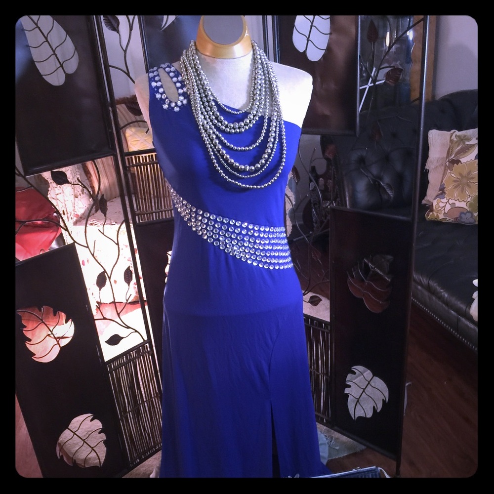 Royal Blue Evening Dress!